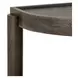 Hadleigh Black Coffee Bean Demilune Sofa Table