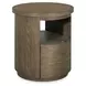 Bosley Lt. Brown Porpoise Round End Table