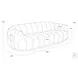 Ezra Dove Cream Sofa
