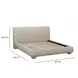 Rayne Cream King Upholstered Panel Bed