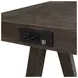 Hearst Reclaimed Chevron Rectangular Sofa Table with USB Charging