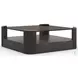 Love Dark Chocolate Square Cocktail Table