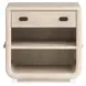 Sunset Cove Sanibel Brown 1 Drawer Open Nightstand with USB Charging