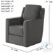 Diva Wendover Platinum Swivel Glider