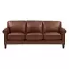 Lachlan Pecan Leather Living Room Set