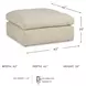 Elyza Linen Oversized Accent Ottoman