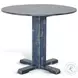Hearthwood Haven Ocean Blue 36" Round Drop Leaf Dining Table