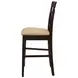 Gabriel Cappuccino Lattice Back Counter Height Stool Set of 2