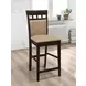 Gabriel Cappucino Closed Back Counter Height Stool Set of 2