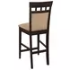 Gabriel Cappucino Closed Back Counter Height Stool Set of 2