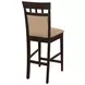 Gabriel Cappucino Closed Back Counter Height Stool Set of 2