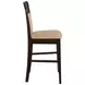 Gabriel Cappucino Closed Back Counter Height Stool Set of 2