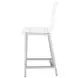 Juelia Chrome And Clear Acrylic Counter Height Stools Set of 2