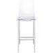 Juelia Chrome And Clear Acrylic Bar Stool Set of 2