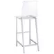 Juelia Chrome And Clear Acrylic Bar Stool Set of 2
