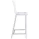 Juelia Chrome And Clear Acrylic Bar Stool Set of 2
