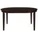 Gabriel Cappuccino Extendable Oval Dining Table
