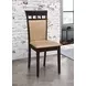 Gabriel Cappuccino Cushion Back Side Chair Set of 2