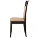 Gabriel Cappuccino Cushion Back Side Chair Set of 2