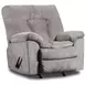 Bennett Gray Rocker Manual Recliner