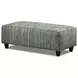 Opal Pine Gray Upholstered Rectangular Cocktail Ottoman