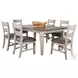 Hillside Hearth Gray 90" Extendable Rectangular Dining Table