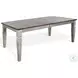 Hillside Hearth Gray 90" Extendable Rectangular Dining Table