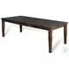 Havenstead Dark Brown 90" Extendable Rectangular Dining Table