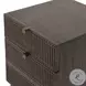 Kelby Vintage Brown 2 Drawer Filing Cabinet