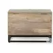 Kelby Light Wash Carved Square Bunching Table Storage