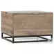 Kelby Light Wash Carved Square Bunching Table Storage