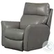 Stardust Valentino Granite Leather Swivel Rocker Recliner