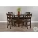 Havenstead Dark Brown Ladderback Barstool Set of 2