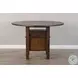 Sagewyn Dark Brown Round Counter Height Dining Room Set
