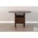 Sagewyn Dark Brown Round Counter Height Dining Room Set