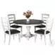 Heritage House White 54" Round Dining Table