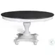 Heritage House White 54" Round Dining Table