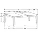 Lexton Black Extendable Dining Table