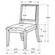 Lexton Cream Side Chair Set of 2
