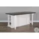 Autumn Echo White 13" Drop Leaf Kitchen Island