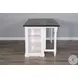 Autumn Echo White 13" Drop Leaf Kitchen Island