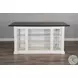 Autumn Echo White 13" Drop Leaf Kitchen Island