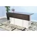 Autumn Echo White 13" Drop Leaf Kitchen Island