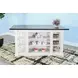 Autumn Echo White 13" Drop Leaf Kitchen Island