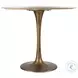 Fullerton White And Gold Dining Table