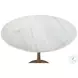 Fullerton White And Gold Dining Table