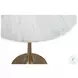 Fullerton White And Gold Dining Table