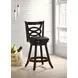 Calecita Cappuccino Upholstered Seat Swivel Counter Height Stool Set of 2