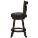 Calecita Cappuccino Upholstered Seat Swivel Counter Height Stool Set of 2