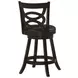 Calecita Cappuccino Upholstered Seat Swivel Counter Height Stool Set of 2
